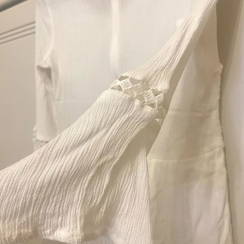 White Molly Bracken beach dress with lace, new, size S