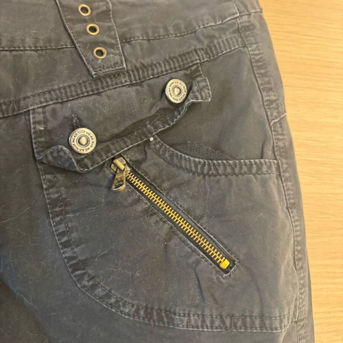 Cargo pants unisex new, size 33, black stonewashed