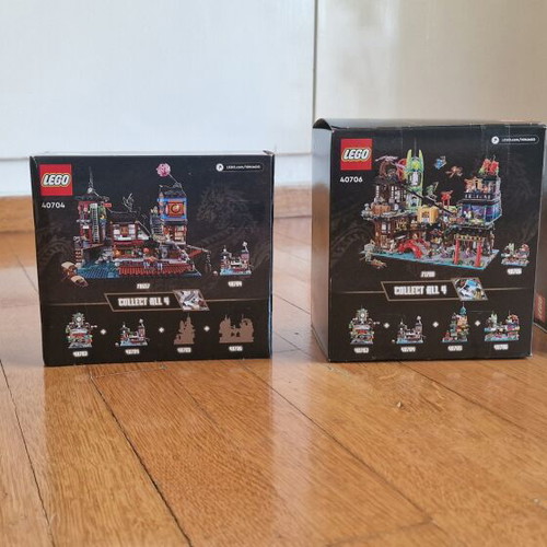 Lego Micro Ninjago sets 40703, 40704, 40705, 40706, sealed