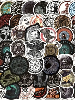 Αυτοκόλλητο Βίκινγκς καινούργιο, αδιάβροχο, μέγεθος περίπου 5 εκ.