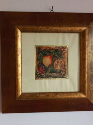 Nelys engraving in 925 silver used, 29x29 cm