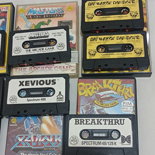 Sinclair Spectrum 48/128 game cassette pack of 8