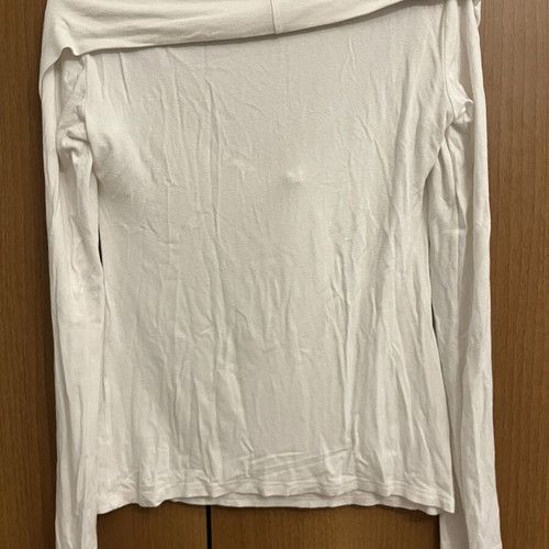 Paranoia white off-shoulder blouse with long sleeves like new
