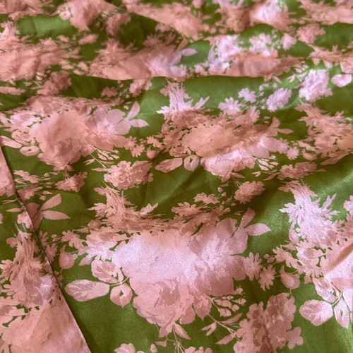 Milkwhite dress small, like new, pink and green