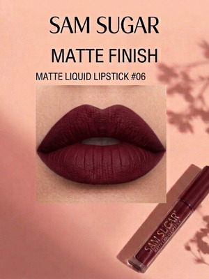 Sam Sugar Matte Liquid Lipstick #06