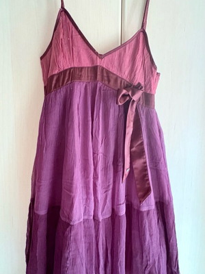 Vintage babydoll dress Miss Sixty used, ombre chiffon fabric, size M