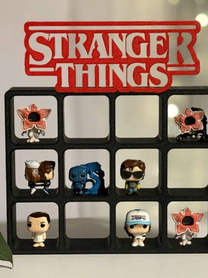 Stranger Things Kinder Joy Funko Pops Display Stand made to order