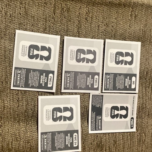 World Cup stickers new availability