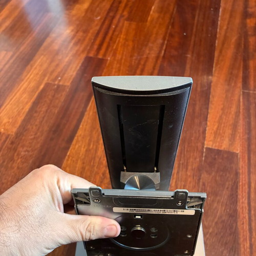 Dell U2419H monitor stand used with height and tilt adjustment