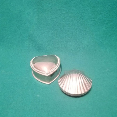 Silver-plated jewelry boxes