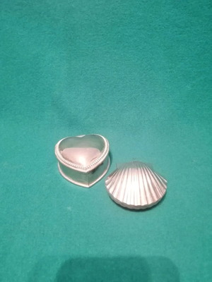 Silver-plated jewelry boxes