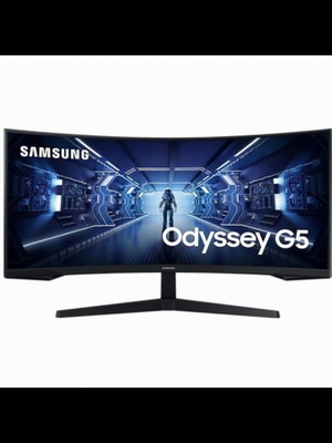 Samsung Odyssey G5 LC34G55TWWPXEN Gaming Monitor 34'' Ultra WQHD VA Curved like new