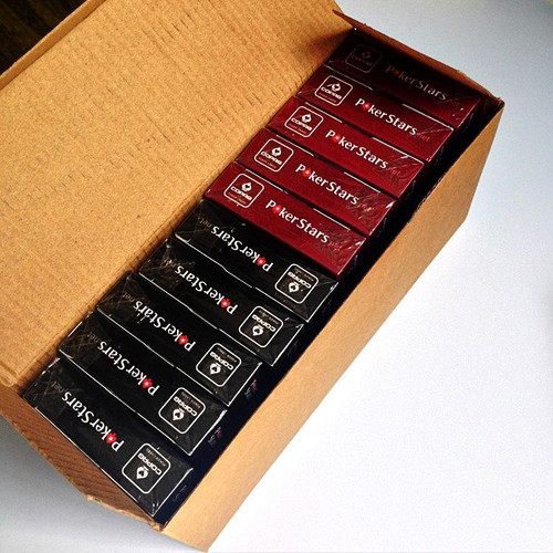 Poker Stars Playing Cards new, 2 models, black or red