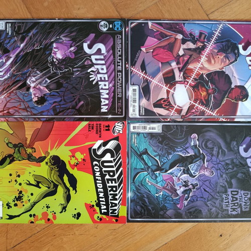 Comic books like new, pack of 5, English