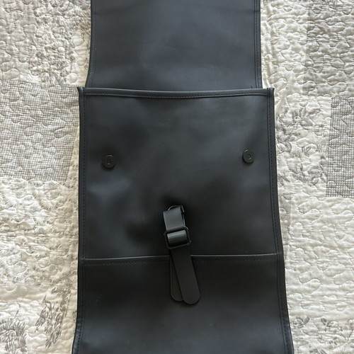Rains Backpack Mini like new, black waterproof PU
