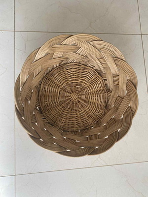 Vintage wicker bread basket