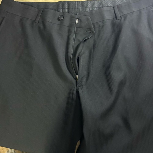Rollman men's suit XL black like new, 100% wool