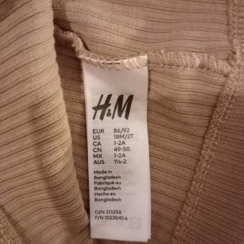 H&M kids beige hat with ears new size S