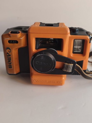 Canon AS-6 Aqua Snappy 35mm camera set used, fully functional