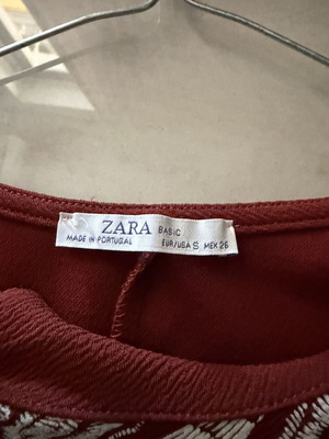 Zara mini dress XS, red