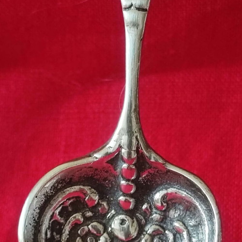 Silver Collectible Serving Spoon 800, like new, 1880-1930