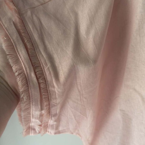 Anne Klein women's blouse new, XL, pink, linen and viscose