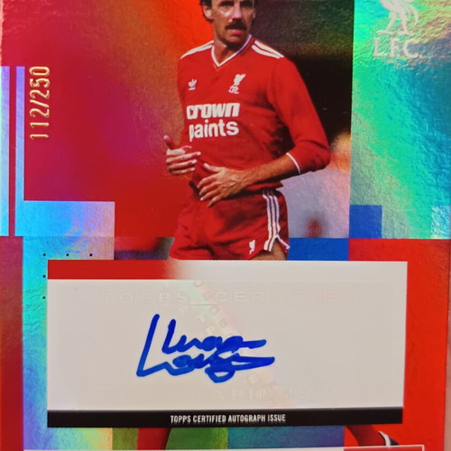 Topps Liverpool Cards with Certified Autograph and Numbered /50 New