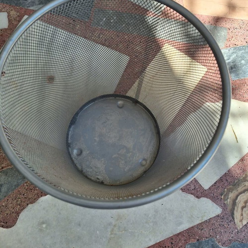 Office trash bin small, used