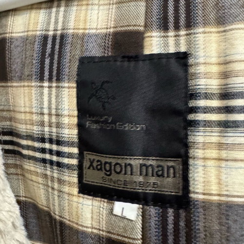 Xagon Man men's jacket gold like new, size L