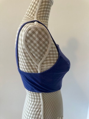 Benetton crop top μεταχειρισμένο, μέγεθος M, μπλε