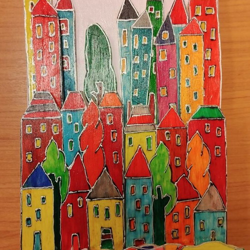 Handmade 3D Painting 30x20 cm new
