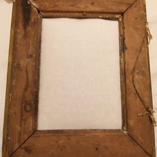 Antique carved wooden frame used, 1930s decade