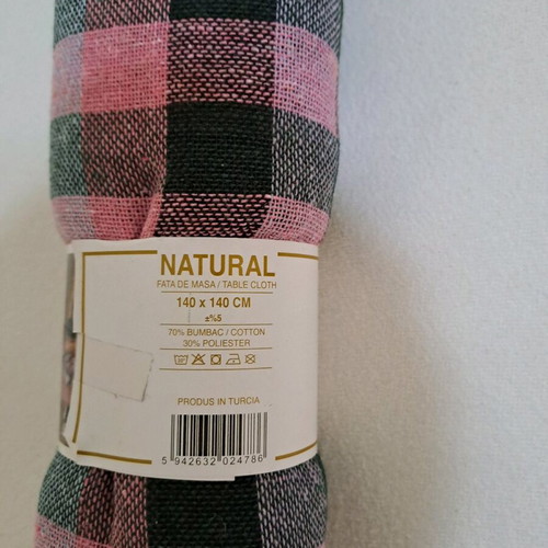 Tablecloth square shape 140×140 cm colorful new with tag