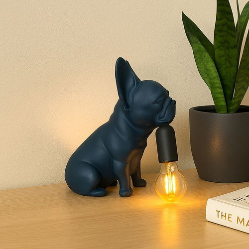 Bulldog Table Lamp new with custom color option