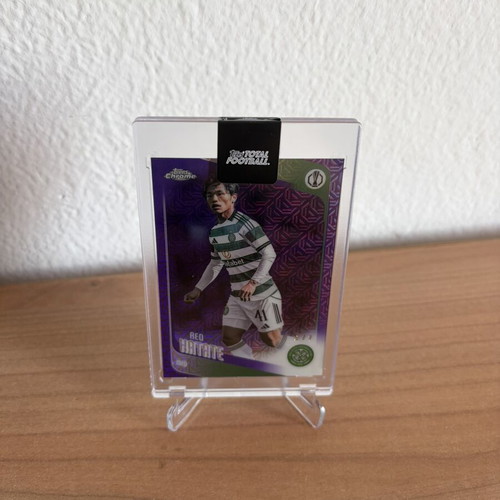 Reo Hatate 3/7 Topps Chrome Purple Geometric Parallel card mint