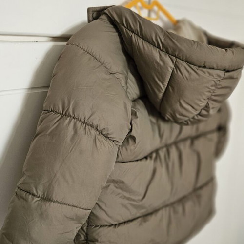 Zara hooded puffer jacket used, very warm, size 3-4 years, olive green