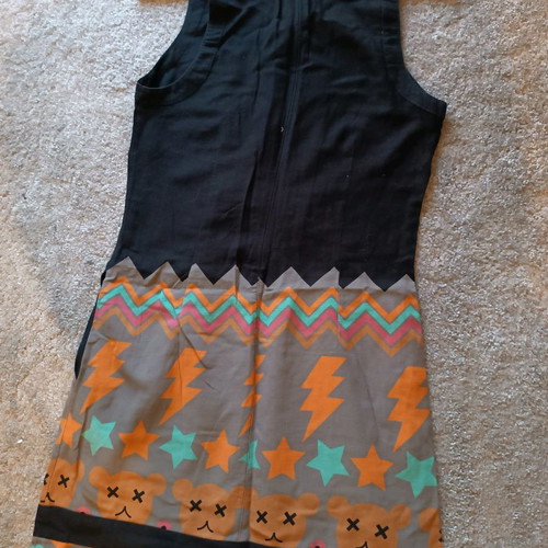 Attrativo boho dress Medium used, cotton, black
