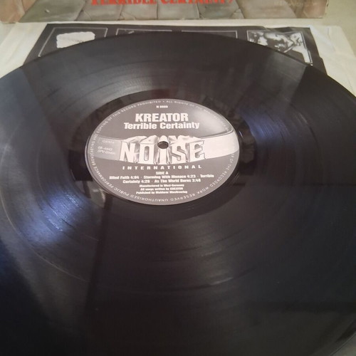 Kreator Terrible Certainty vinyl record, original 1987 German edition