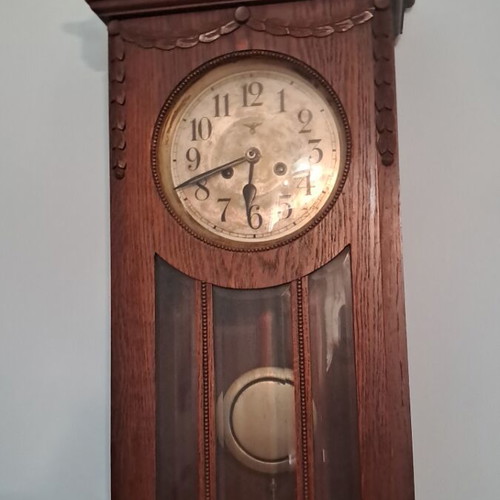 Johann Wulfing & Sohn Lennep wall clock 19th century like new
