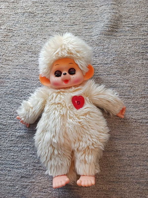 Vintage Monchhichi Monkey Doll Sleepy Eyes μεταχειρισμένο, συλλεκτικό