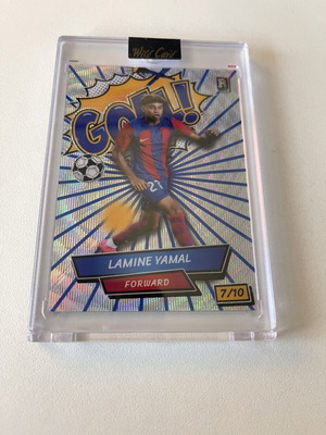 Lamine Yamal Goal Wild Card Rookie Card used, 7/10