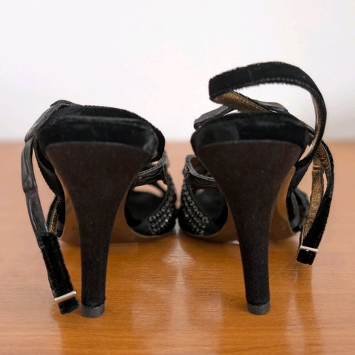Roberto Cavalli women's sandals like new, size 36.5, black