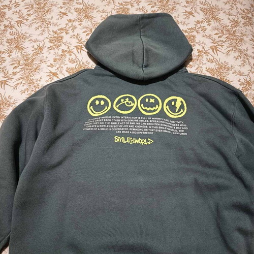 Green hoodie Zara like new