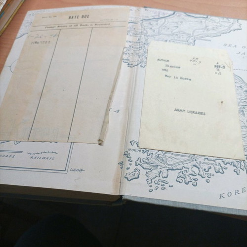 RARE BOOK WAR IN KOREA OF 1951