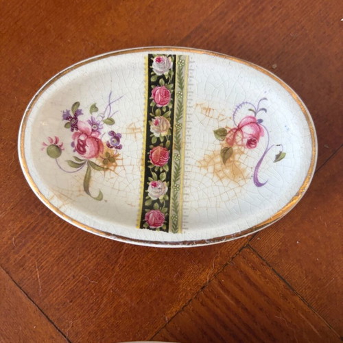 England antique plate set used Stoke on Trent