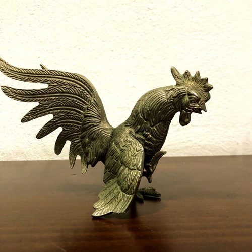 Art Deco collectible figures 1920-1940 used, rooster and eagle pair