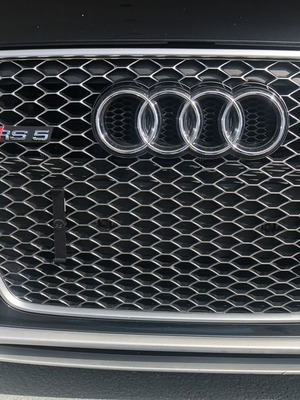 Audi RS license plate holder new