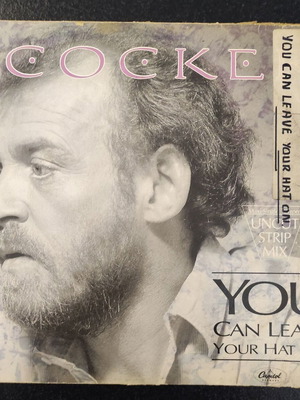 Joe Cocker You Can Leave Your Hat On 12″ vinyl maxi-single used, German pressing 1986