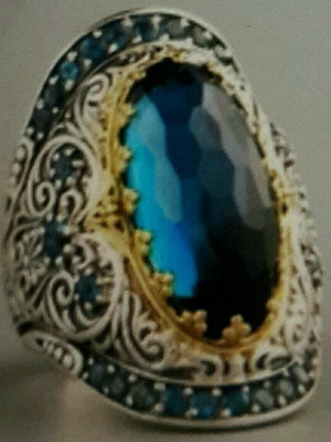 Ring with beautiful design, size number 6, new