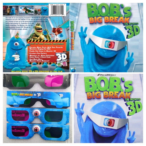 DVD B.O.B.'s Big Break 3D/2D 2009 dubbed new